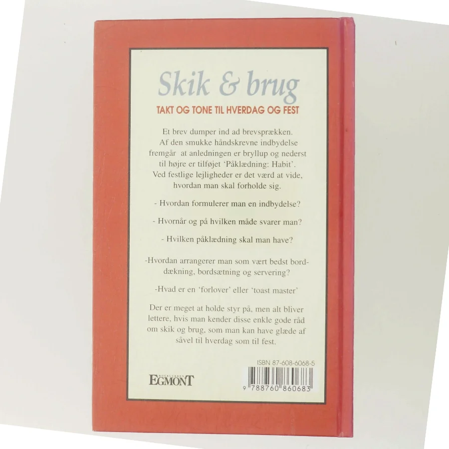 Skik & brug af Maja-Lisa Furusjö (Bog)