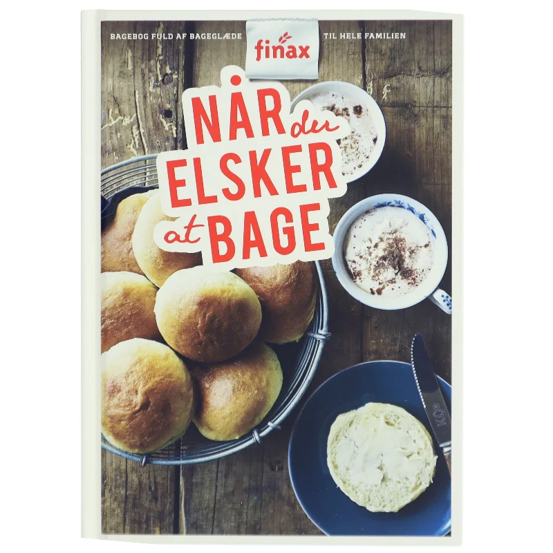 Bagebog 'Når du elsker at bage' fra Finax