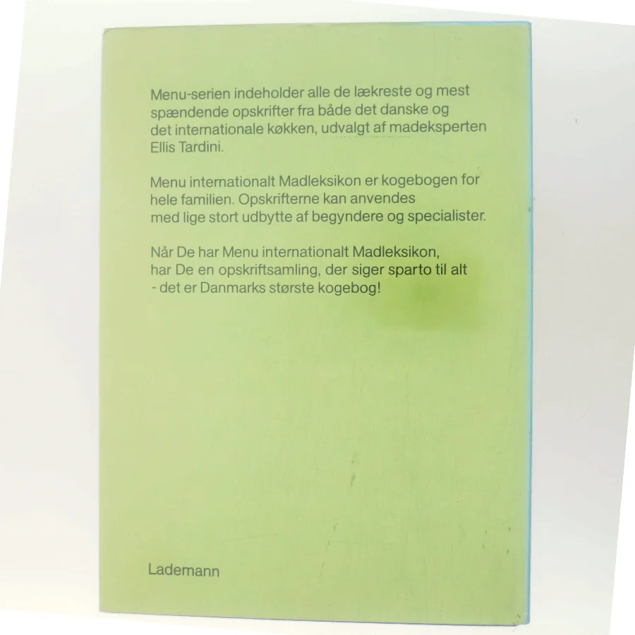 Menu: Internationalt Madleksikon af Ellis Tardini (Bog)