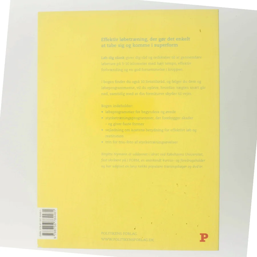 Løb dig slank af Birgitte Nymann (Bog)