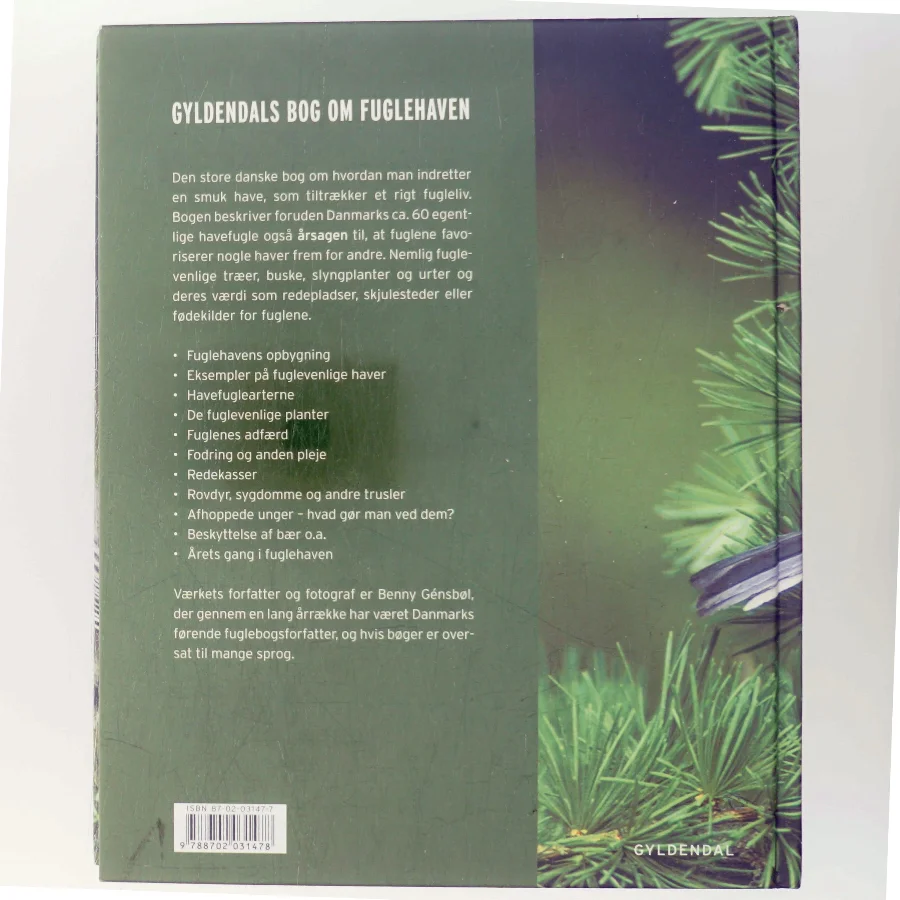 Gyldendals bog om fuglehaven af Benny Génsbøl (Bog)