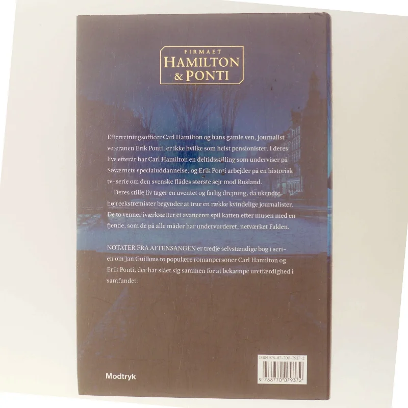 Notater fra aftensangen af Jan Guillou (Bog)