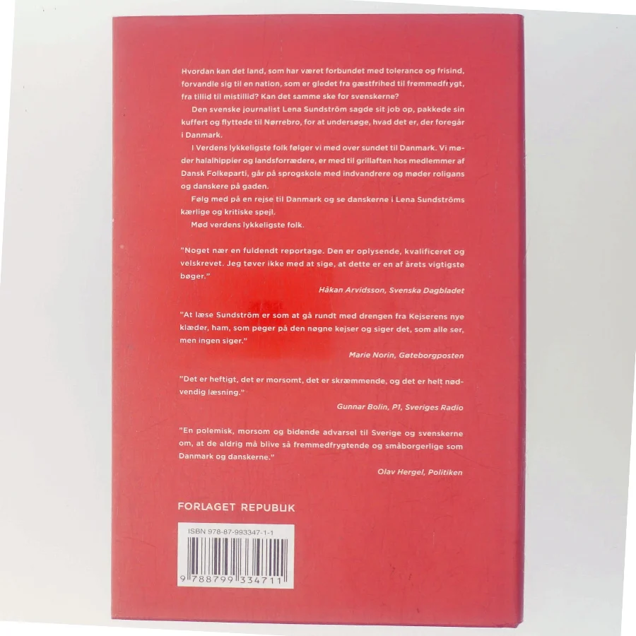 Verdens lykkeligste folk af Lena Sundström (Bog)