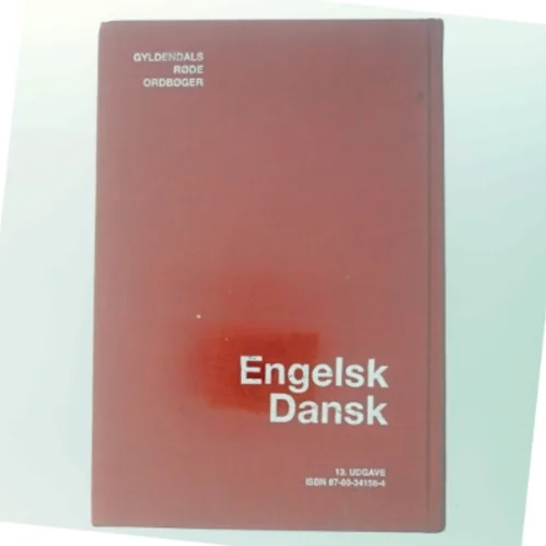 Gyldendals Røde Ordbøger - Engelsk-Dansk fra Gyldendal