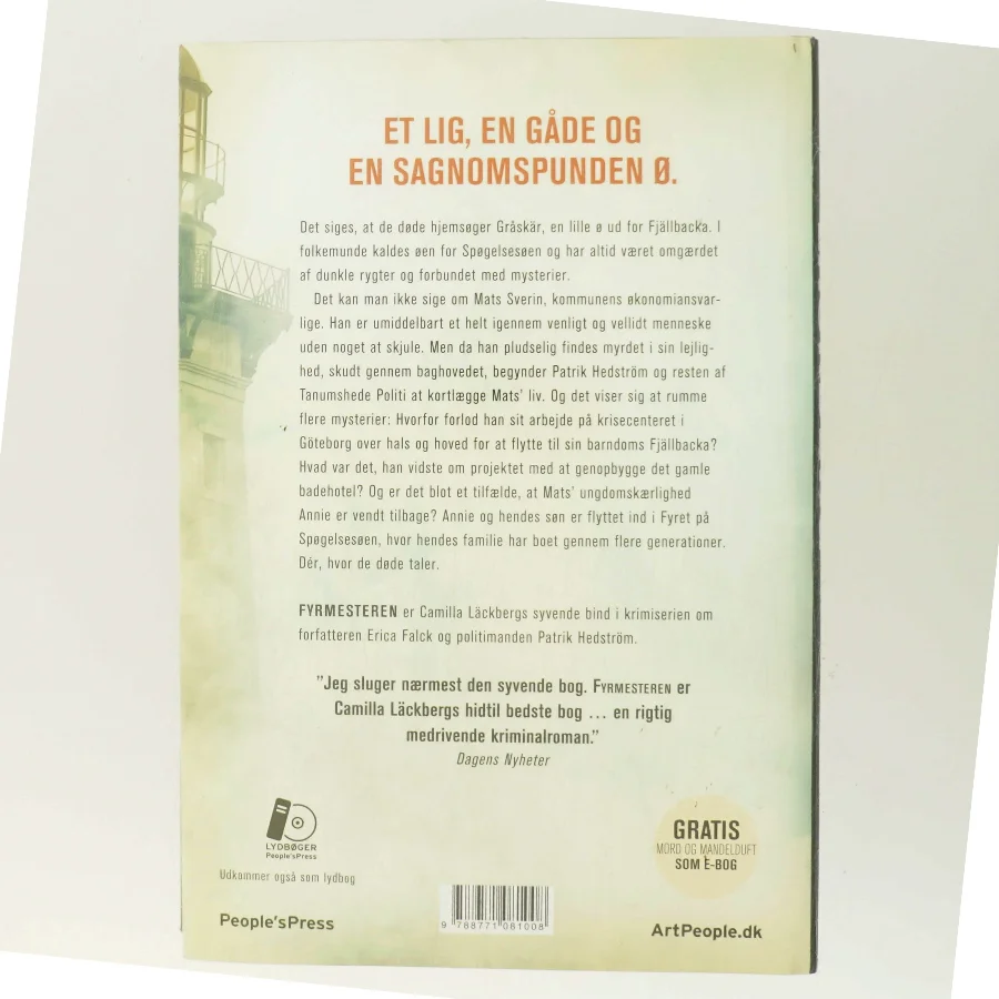 Fyrmesteren : kriminalroman (Klassesæt) af Camilla Läckberg (Bog)