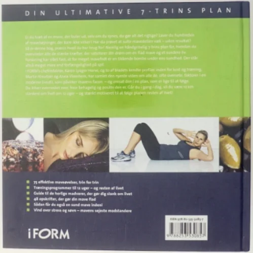 Flad mave nu og altid : din ultimative 7-trins plan af Karen Lyager Horve (Bog)