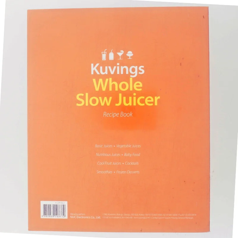 Kuvings Whole Slow Juicer af Kuvings (Bog)