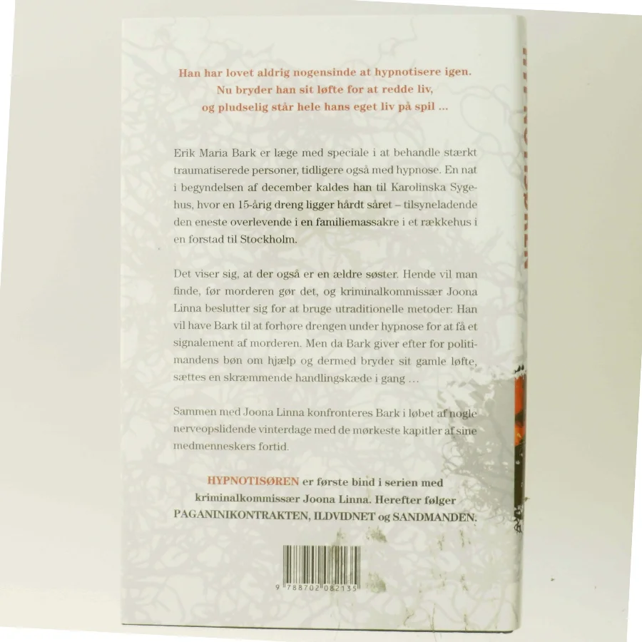 Hypnotisøren af Lars Kepler (Bog)