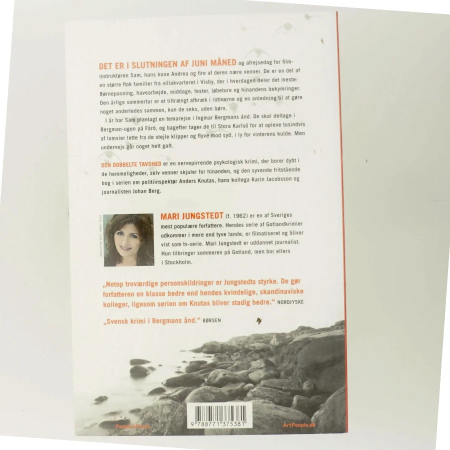 Den dobbelte tavshed : kriminalroman af Mari Jungstedt (Bog)