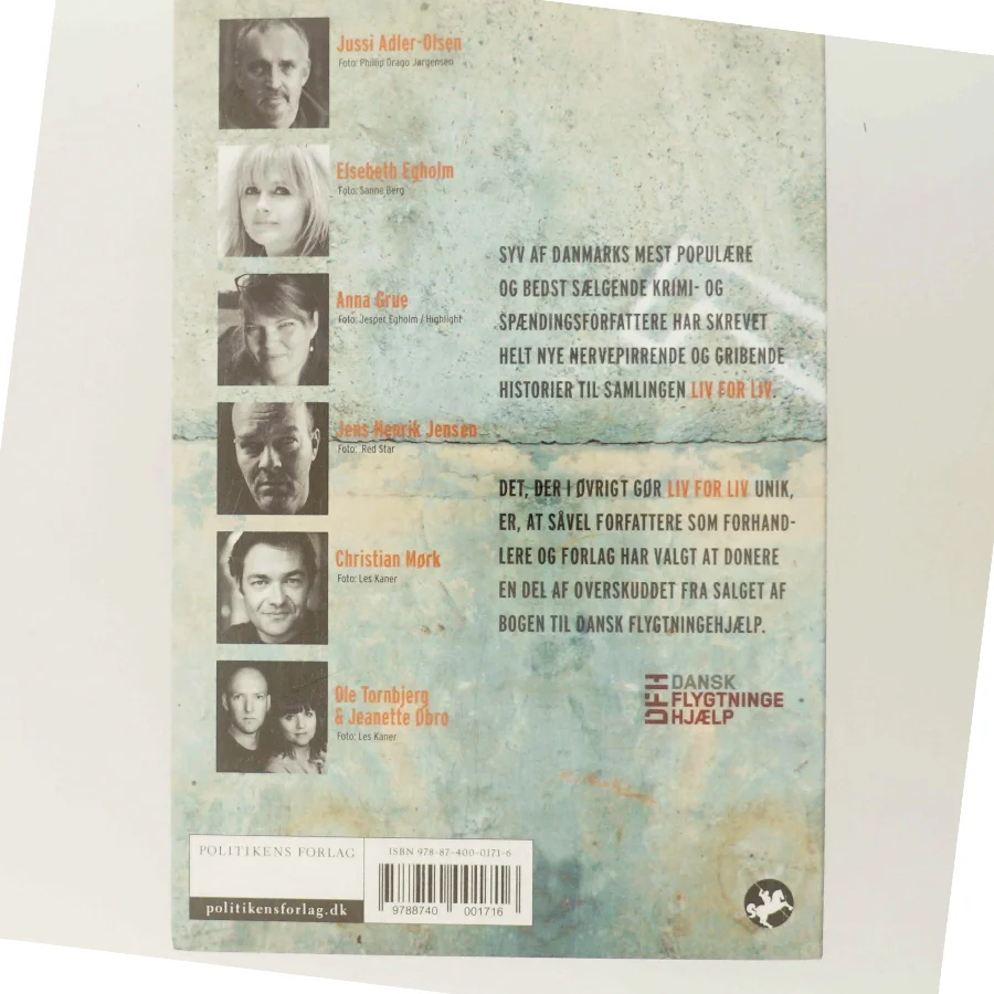 Liv for liv : krimi- og spændingshistorier (Bog)