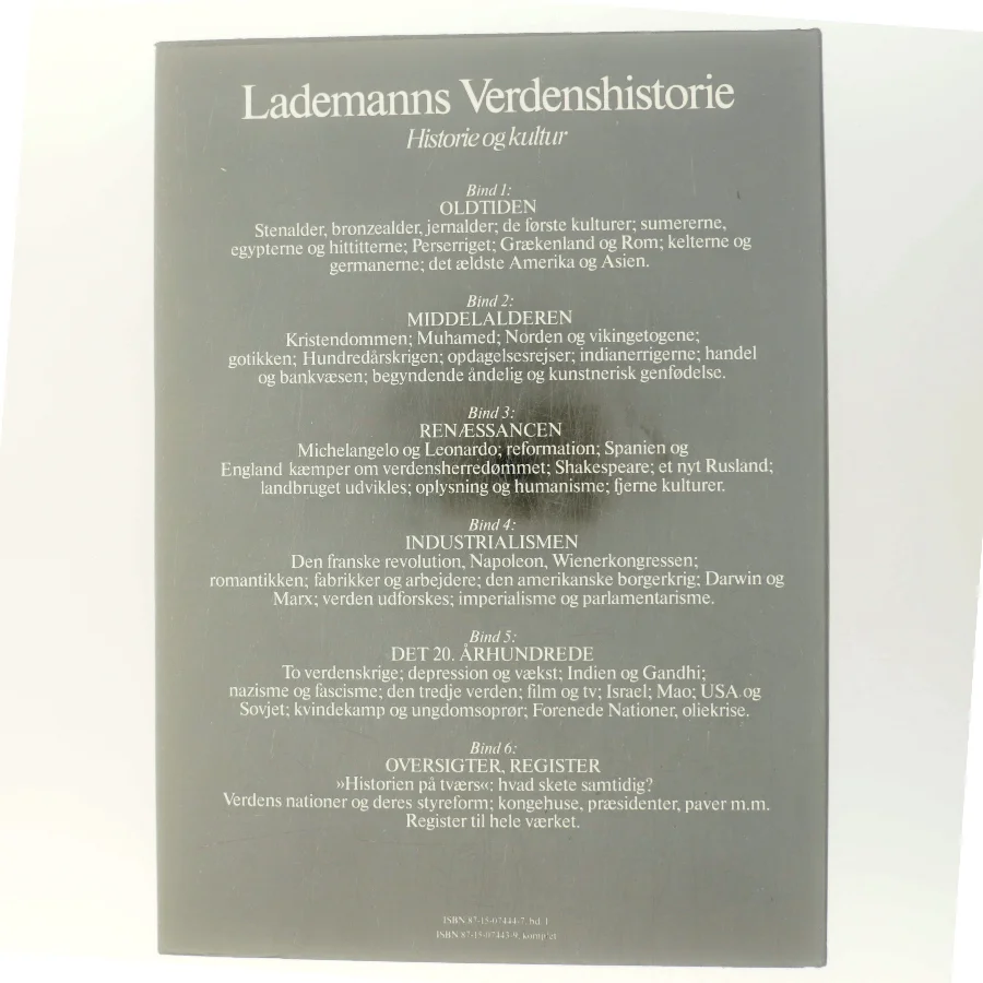 Lademanns Verdenshistorie af <Bogens forfattere> (Bog)