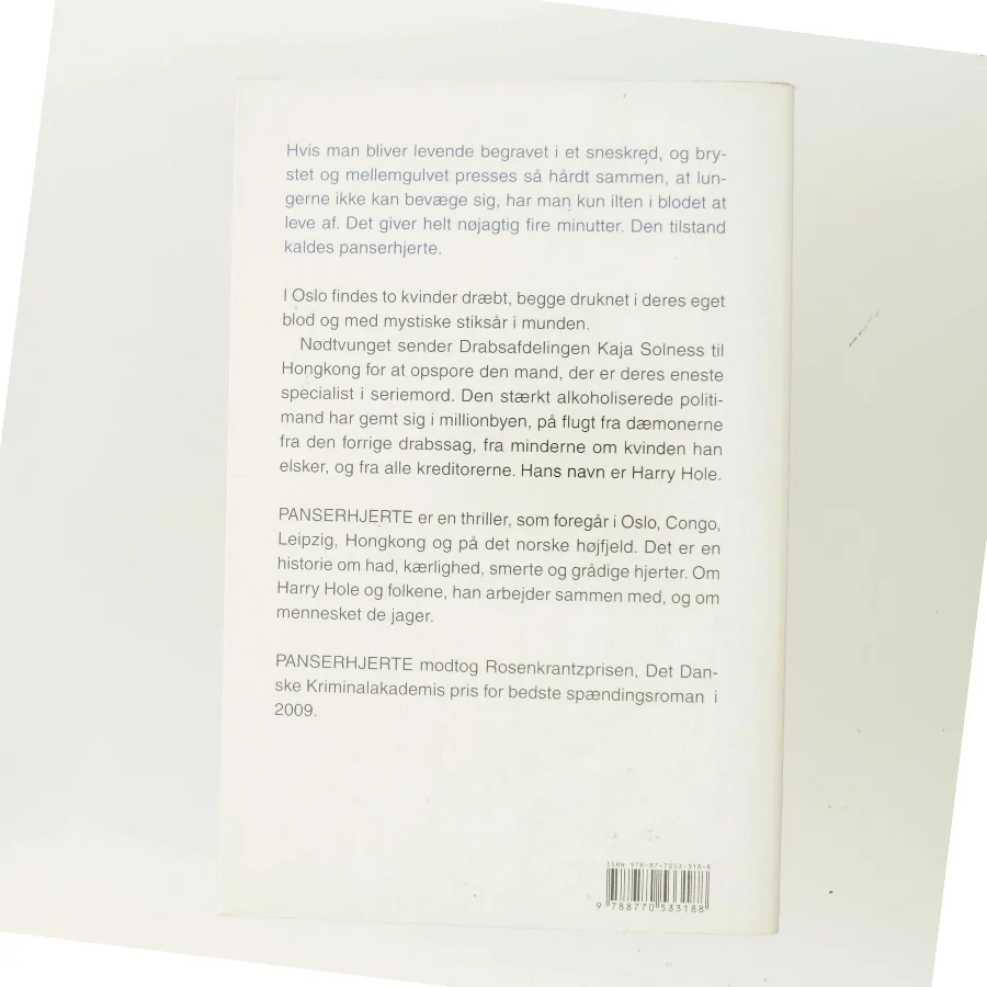 Panserhjerte af Jo Nesbø (Bog)