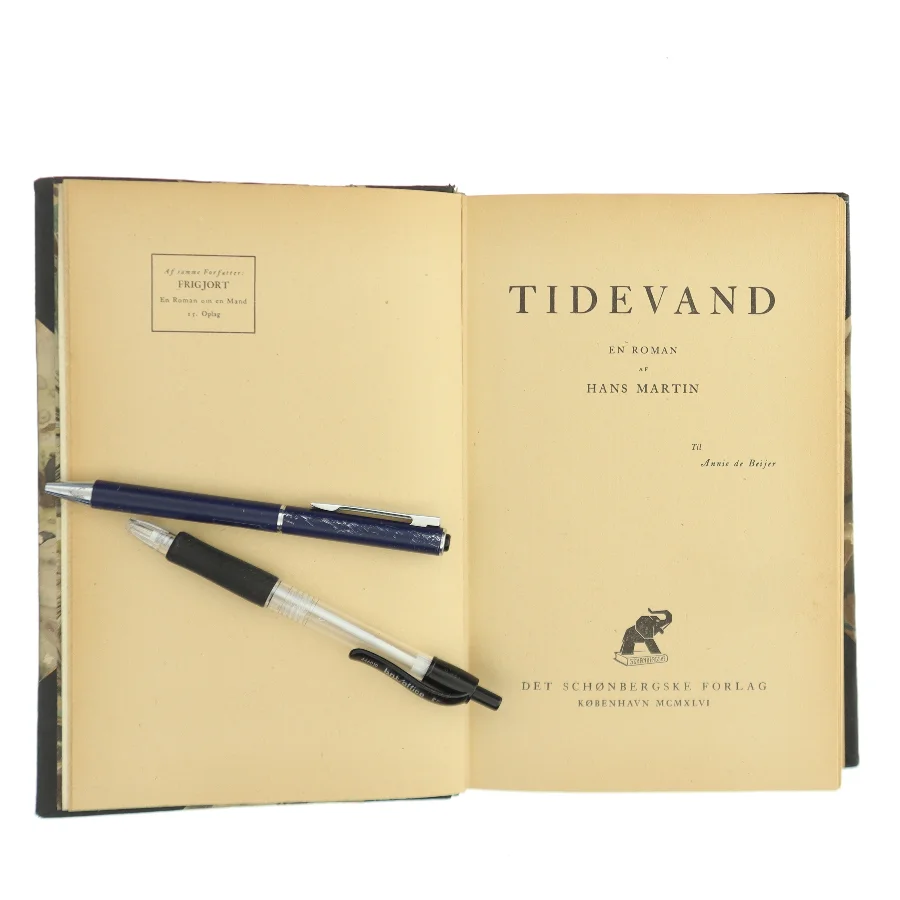 Tidevand af Hans Martin (Bog)