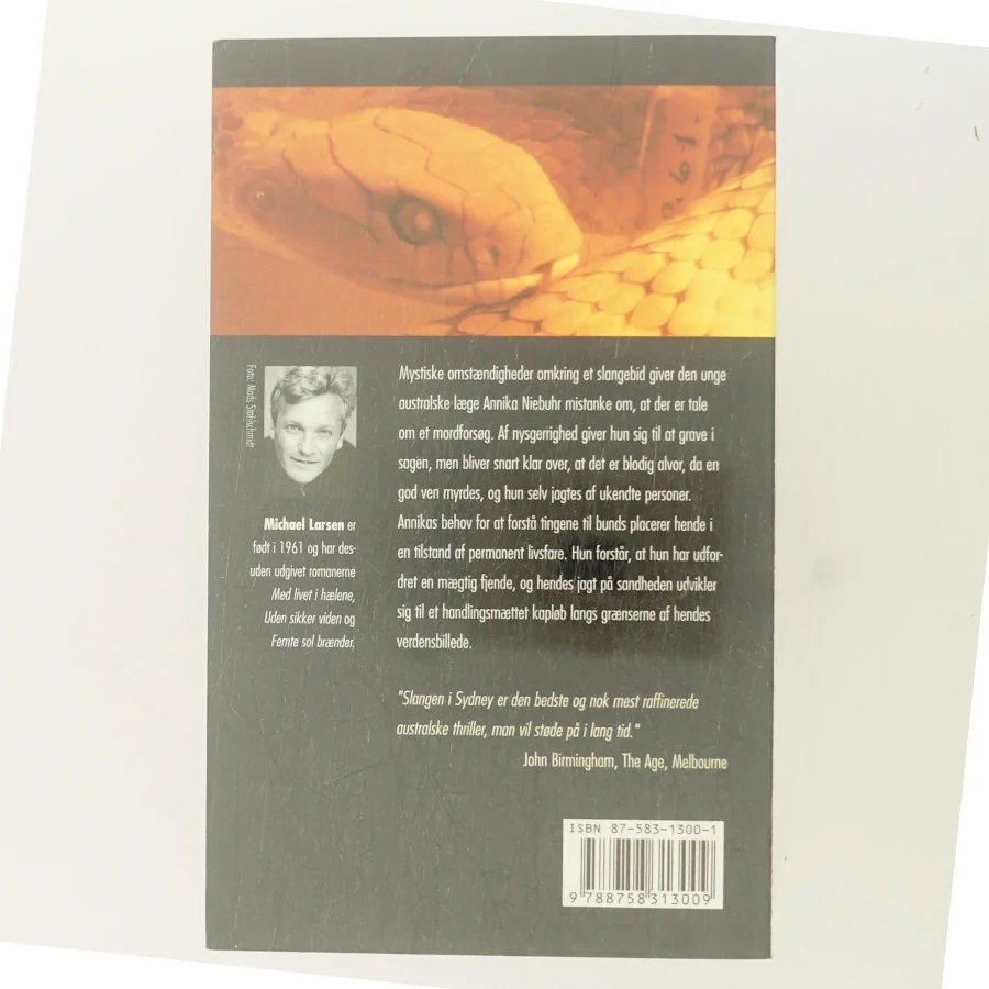 Slangen i Sydney : roman af Michael Larsen (f. 1961) (Bog)