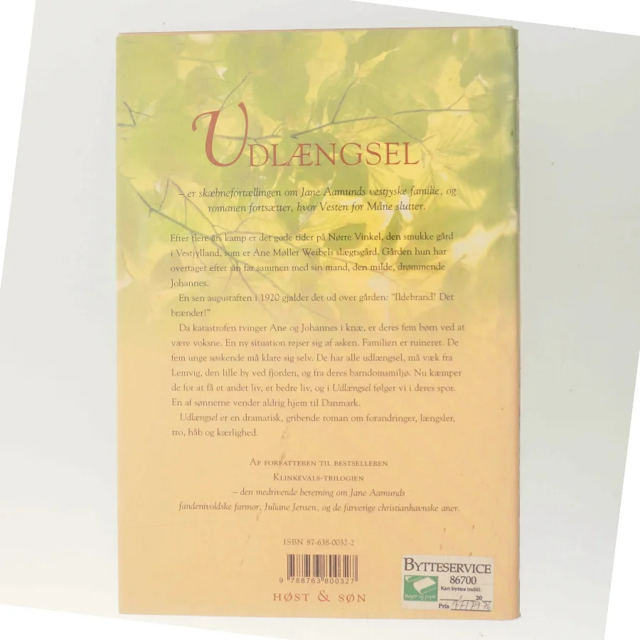 Udlængsel af Jane Aamund (Bog)