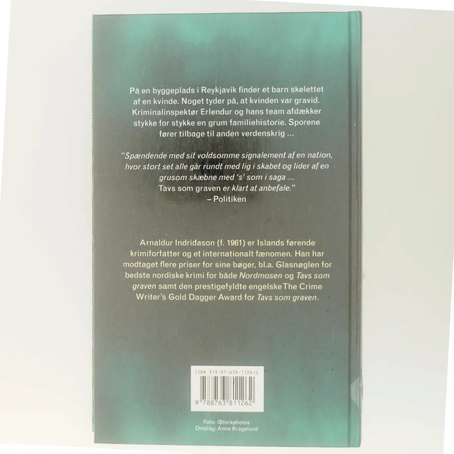 Tavs Som Graven af Arnaldur Indridason (Bog)