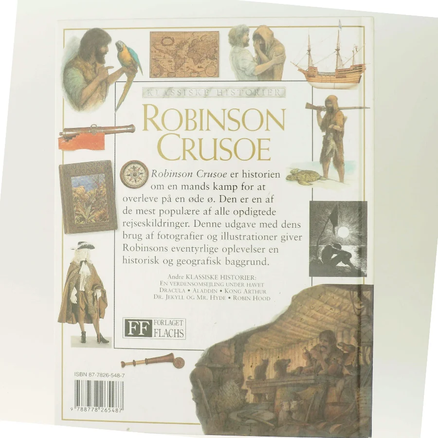 Robinson Crusoe (Ill. Julek Heller) af Daniel Defoe (Bog)