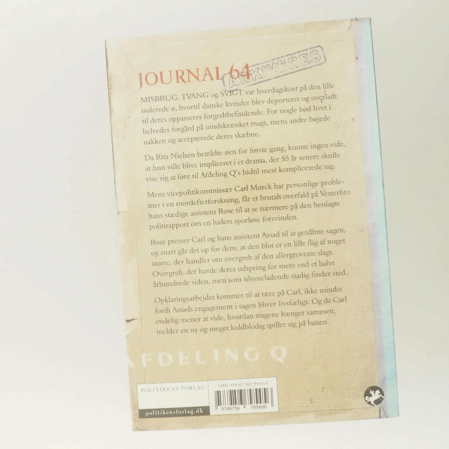 Journal 64 : krimithriller af Jussi Adler-Olsen (Bog)