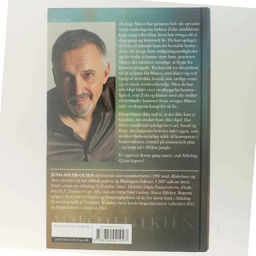 Marco Effekten, Jussi Adler-Olsen fra Politikens Forlag (Bog)