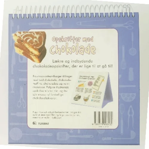 Opskrifter med chokolade : 41 lækre chokoladeopskrifter lige til at lave og spise! af Lisette Agerbo Holm (Bog)