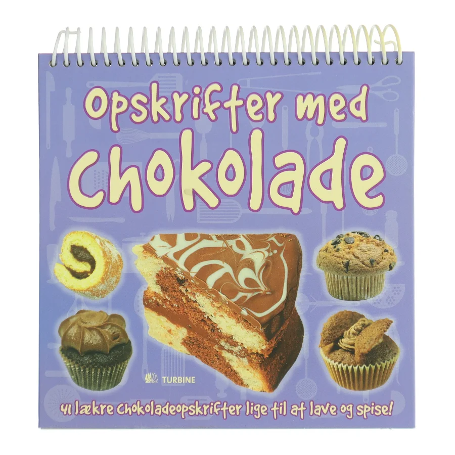 Opskrifter med chokolade : 41 lækre chokoladeopskrifter lige til at lave og spise! af Lisette Agerbo Holm (Bog)