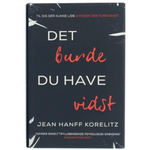 Det burde du have vidst af Jean Hanff Korelitz (f. 1961) (Bog)