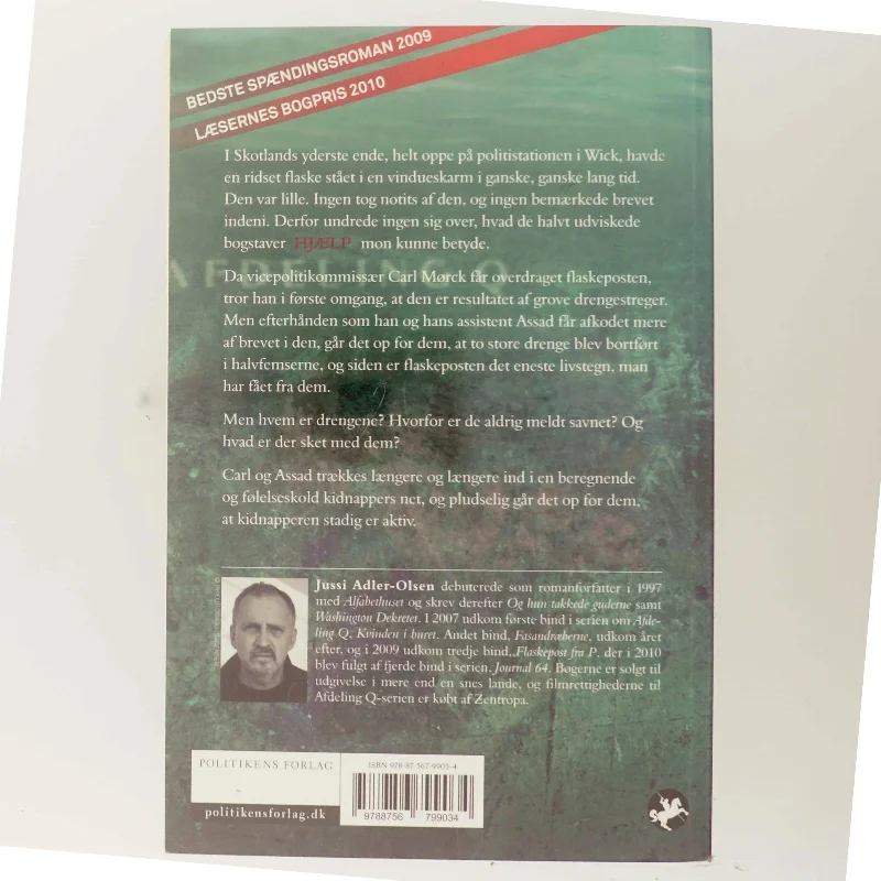 Flaskepost fra P af Jussi Adler-Olsen (Bog)