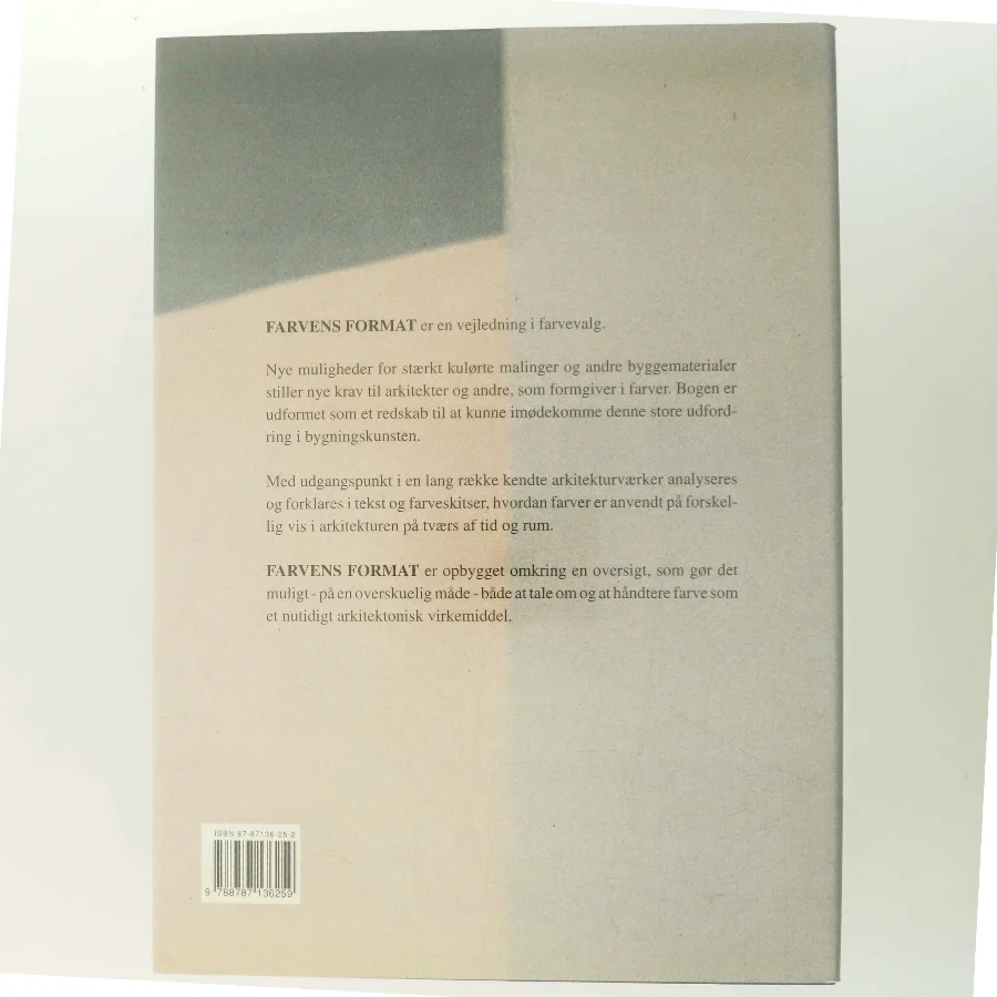 Farvens format : en vejledning i farvevalg af Anne Kappel (Bog)