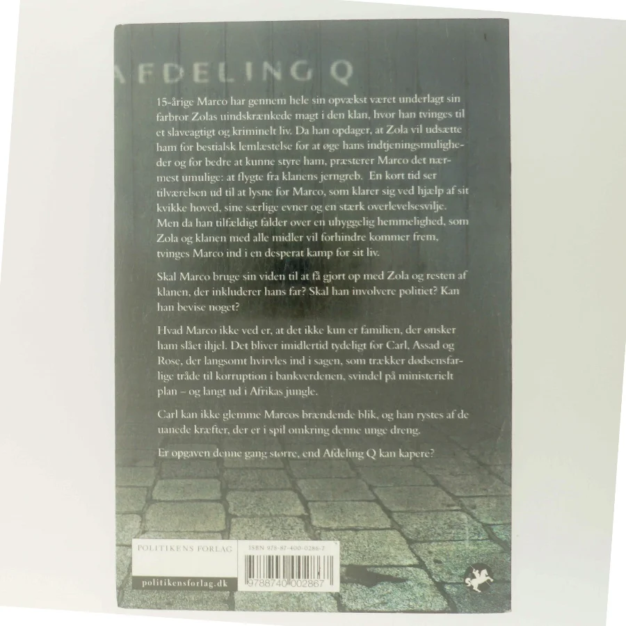 Marco effekten : krimithriller af Jussi Adler-Olsen (Bog)