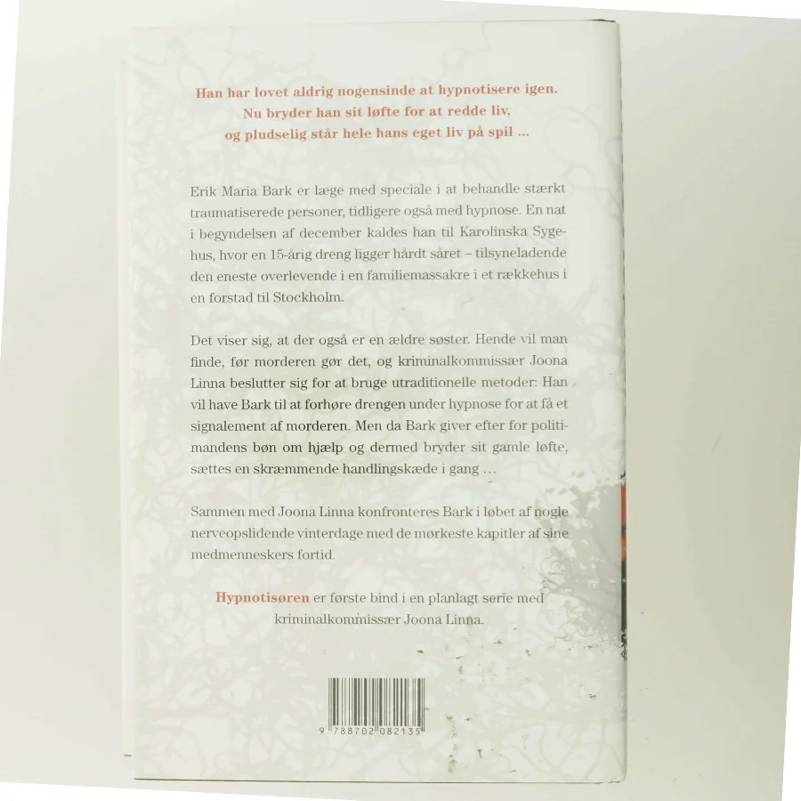 Hypnotisøren af Lars Kepler (Bog)