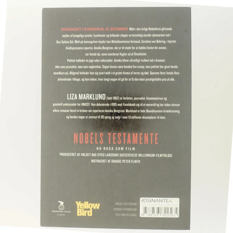 Nobels testamente af Liza Marklund (Bog)