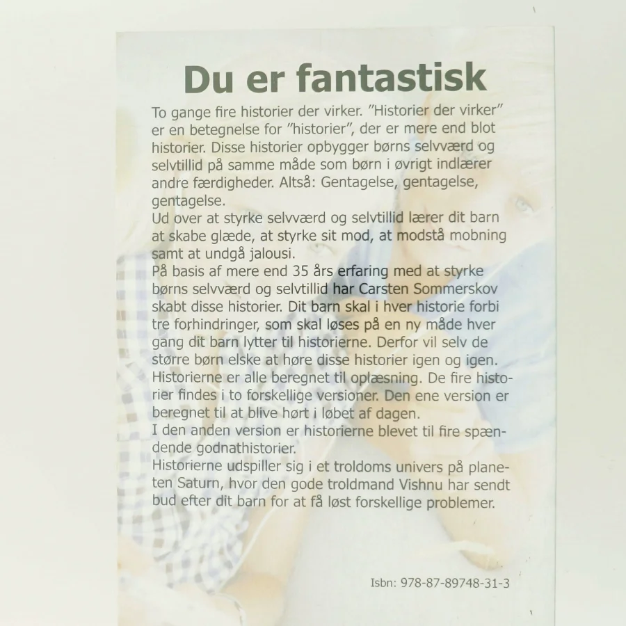 Du er fantastisk af Carsten Sommerskov (Bog)
