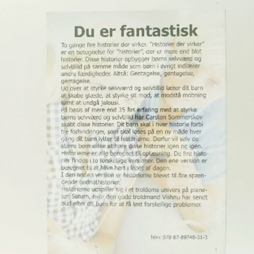Du er fantastisk af Carsten Sommerskov (Bog)