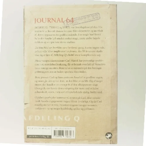 Journal 64 af Jussi Adler-Olsen (Bog)