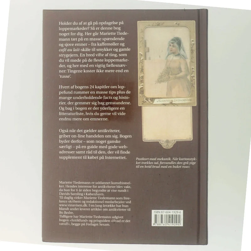 Antikt til under en "tusse" : loppefund og kuriosa af Mariette Tiedemann (Bog)