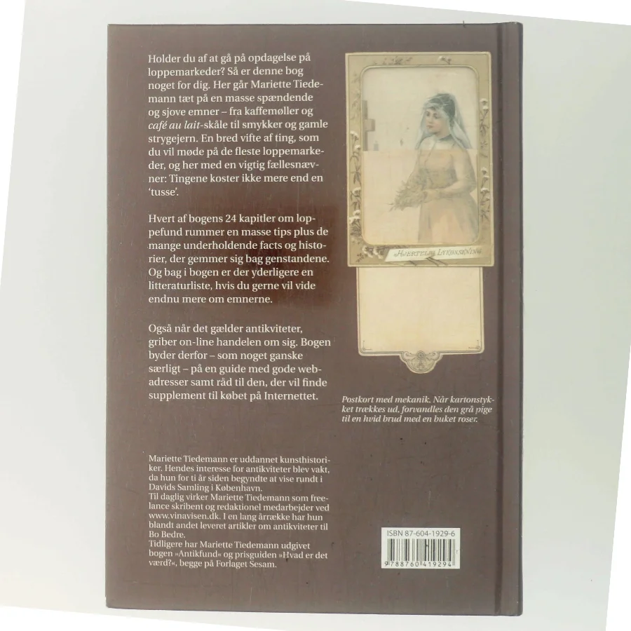 Antikt til under en "tusse" : loppefund og kuriosa af Mariette Tiedemann (Bog)
