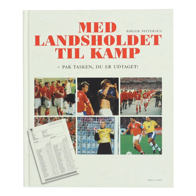Med landsholdet til kamp : pak tasken, du er udtaget! af Birger Peitersen (Bog)