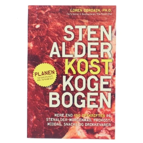 Stenalderkost kogebogen af Loren Cordain (Bog)