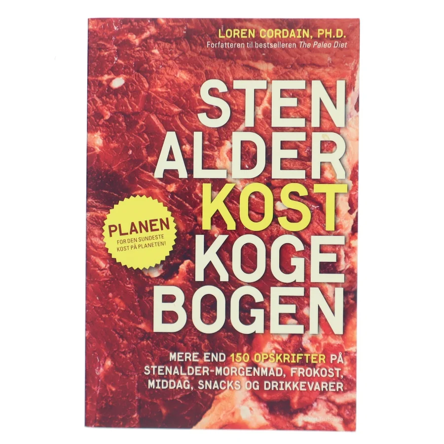 Stenalderkost kogebogen af Loren Cordain (Bog)