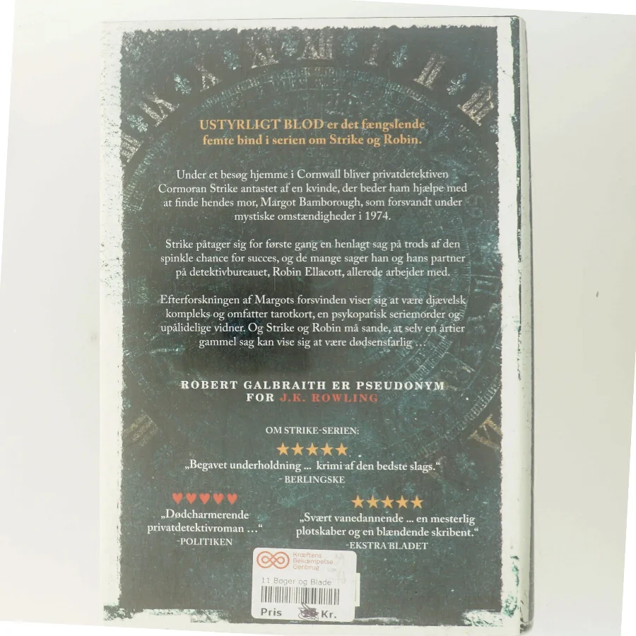 Ustyrligt blod af Robert Galbraith (Bog)