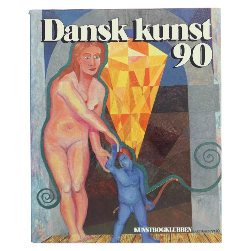 Dansk kunst 90 bog fra Kunstbogklubben