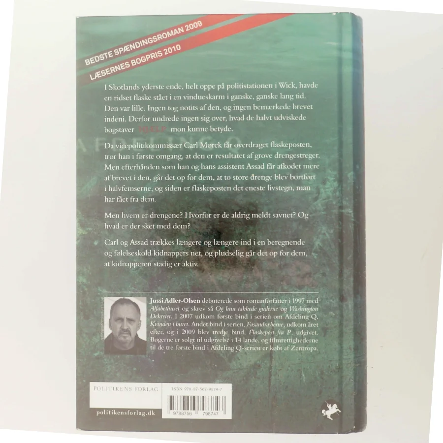 Flaskepost fra P af Jussi Adler-Olsen (Bog)