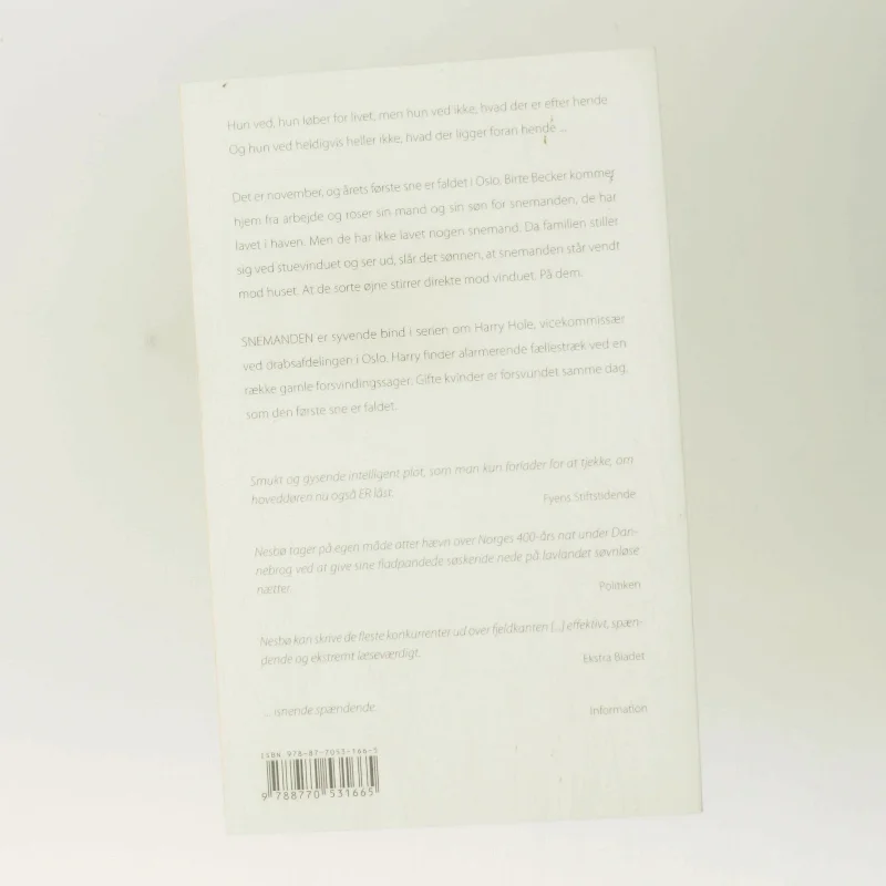 Snemanden af Jo Nesbø (Bog)