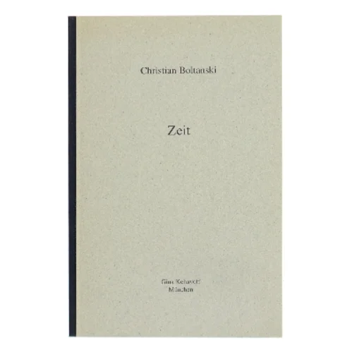 Zeit af Christian Boltanski (Bog)