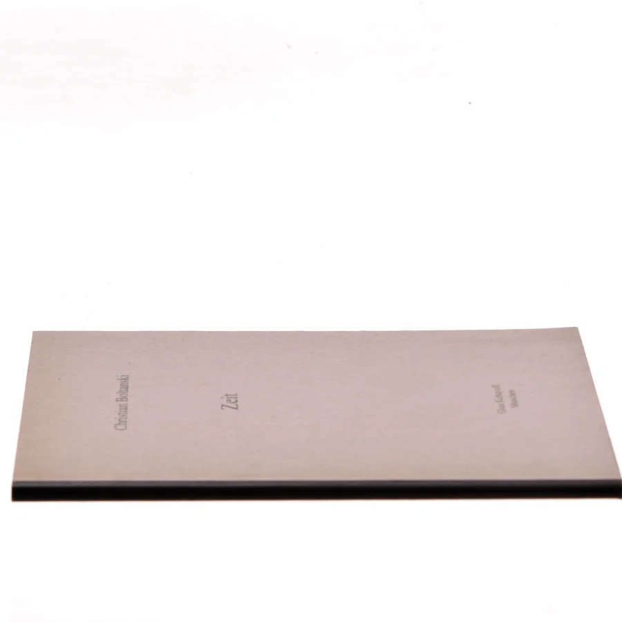 Zeit af Christian Boltanski (Bog)