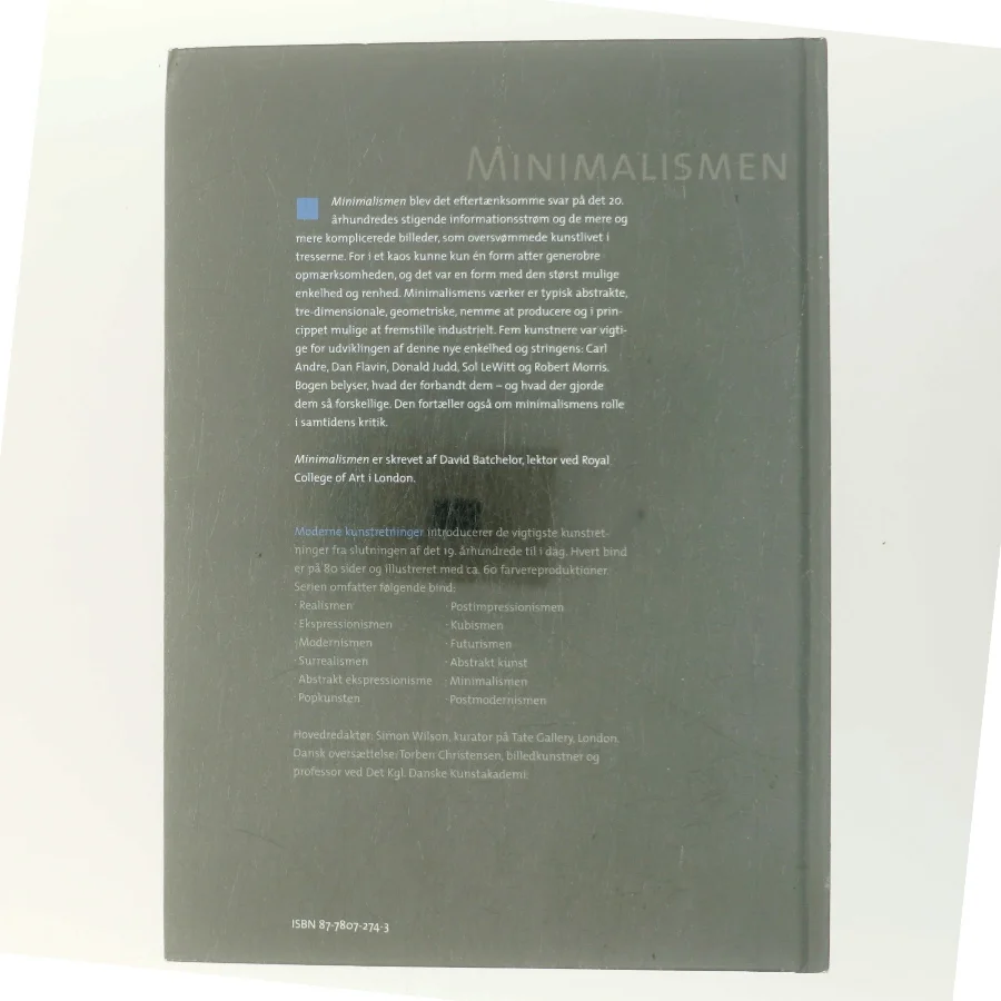 Minimalismen af David Batchelor (Bog)