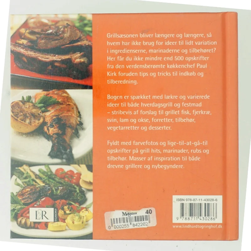 500 grill-hits af Paul Kirk (Bog)