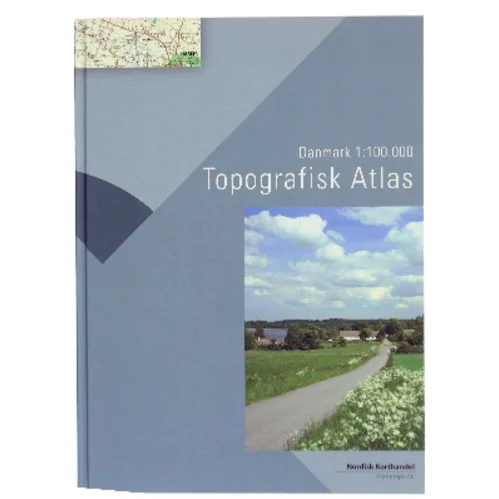 Danmark 1:100.000 Topografisk Atlas fra Nordisk Korthandel af Nordisk Korthandel (Bog)