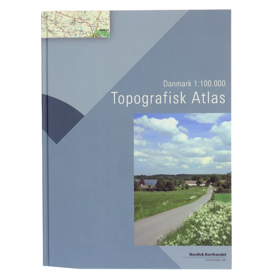 Danmark 1:100.000 Topografisk Atlas fra Nordisk Korthandel af Nordisk Korthandel (Bog)