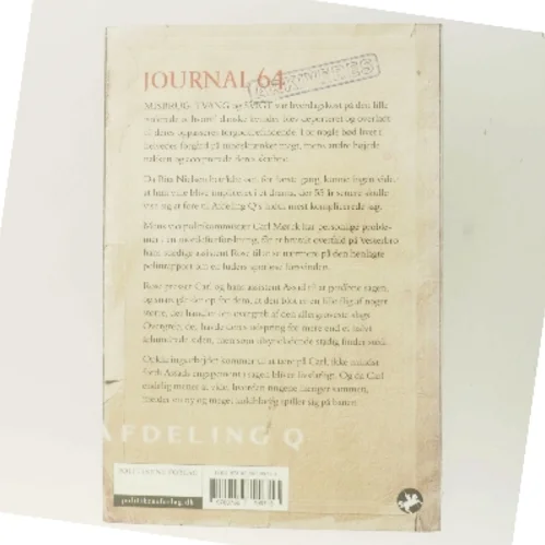 Journal 64 af Jussi Adler-Olsen (Bog)